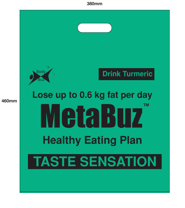Metabuz™ bag - strong reusable plastic. Contact us